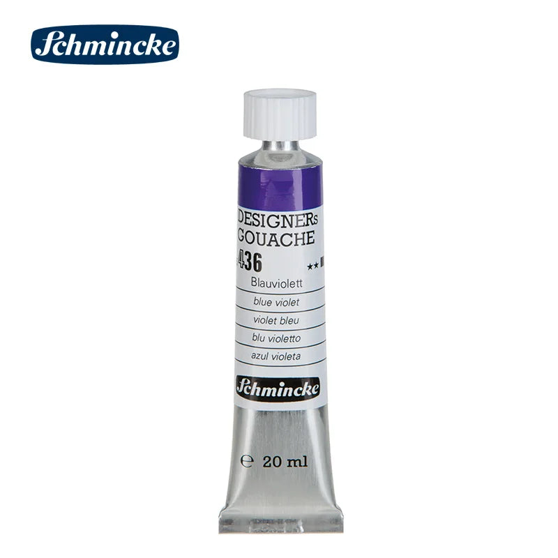 Germany Schmincke Designer Gouache Paint Tube 20ml Opaque Gouache Paint Professional Artist 48 Colors Drawing Art Supplies Cute - Sun Studio