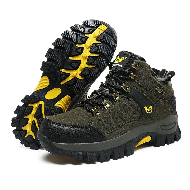New Couples Outdoor Mountain Desert Climbing shoes Men Women Ankle Hiking Boots Fashion Classic Trekking Footwear - Sun Studio