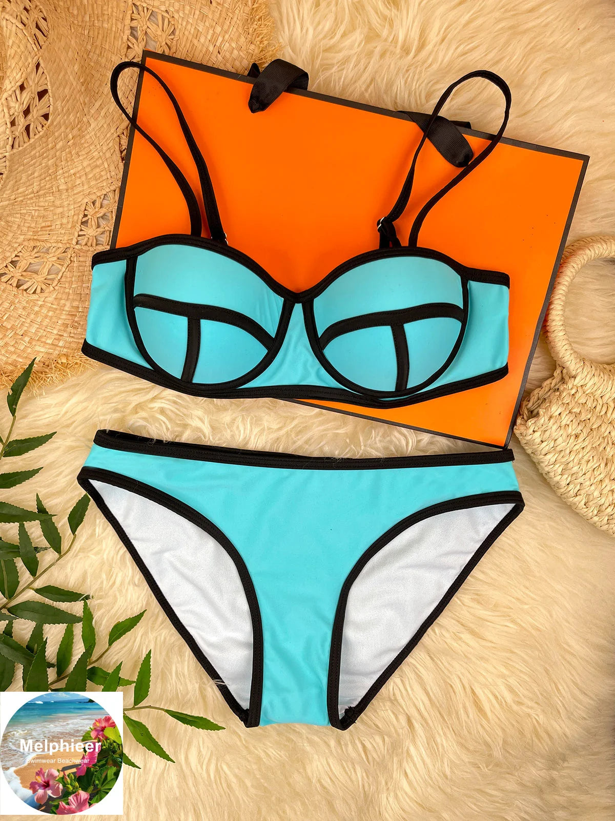 Bandeau Bikini Women Swimsuit Two-Piece Bathing Suit Woman Swimwear 2026 Sexy Underwired Push Up Bikinis Sets Beachwear Summer - Sun Studio