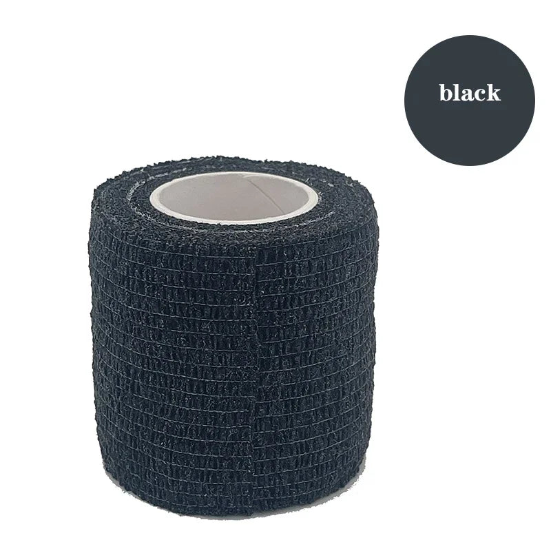1/6pcs 5cmx4.8m Disposable Tattoo Bandage Sport Wrap Tape Self Adhesive Elastic Bandage Colors Tape Tattoo Accessories - Sun Studio
