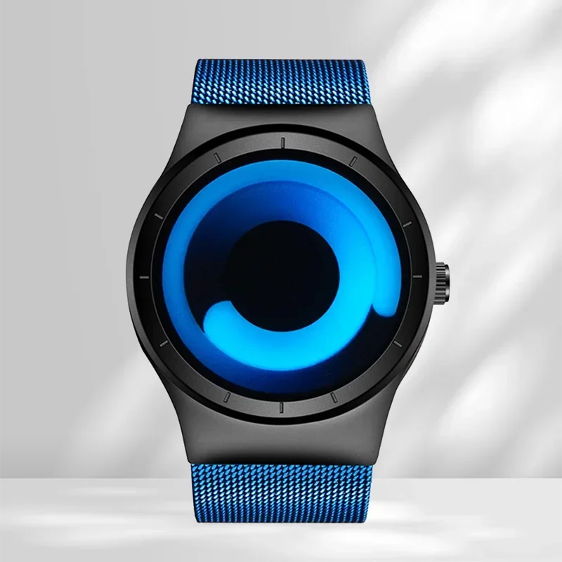 NEUE Kreative Quarz Uhren Männer Top Mode Marke Freizeit Edelstahl Mesh Band Unisex Uhr Uhr Männlich weiblich Gentleman Geschenk