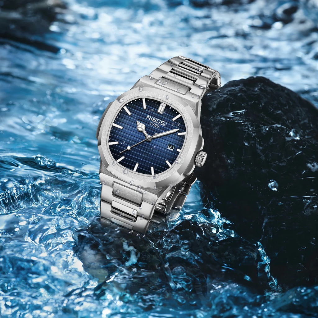 NIBOSI Fashion Men's Watches Top Brand Luxury Style Date Business Men Watch Luminous Waterproof Analog Quartz Wristwatch Reloj - Sun Studio