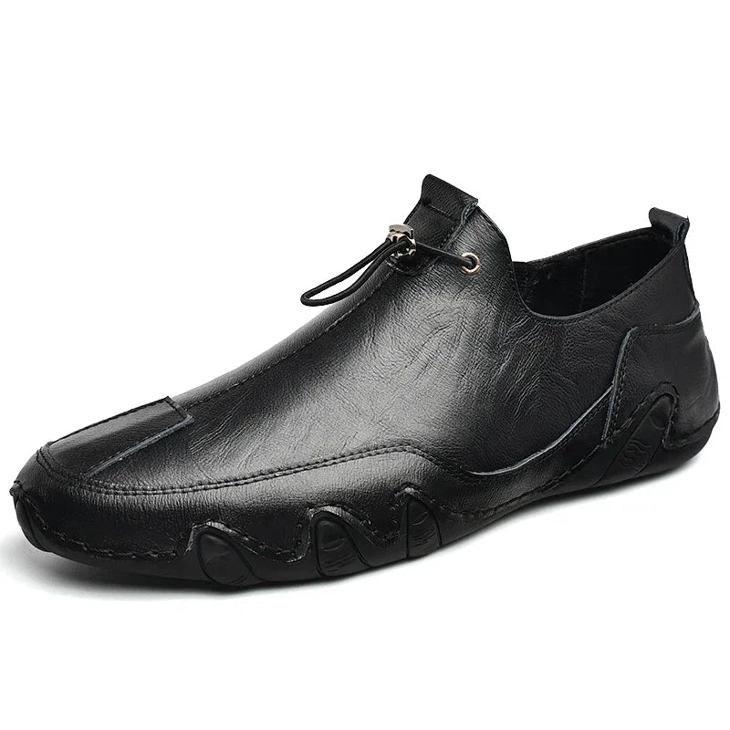 Größe 38-47 Herren Sneakers Freizeit Bequeme Walking Echtes Leder Schuhe Sport Outdoor Fußbekleidung Loafers Herren Trainers 2021
