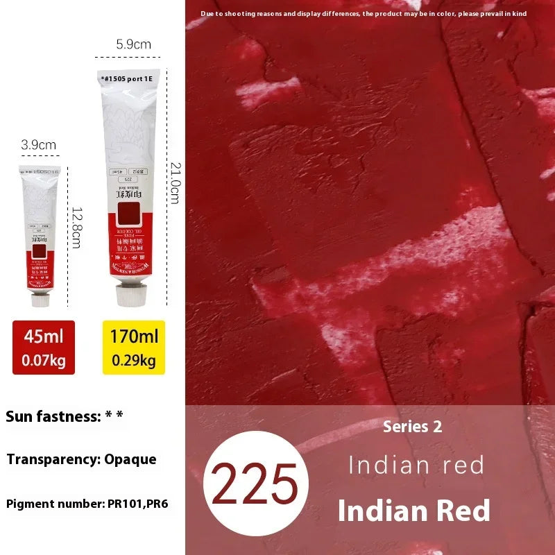 45ml Oil Paint Transparent Tube Fast Drying White Gold Silver Professional Color Painting Supplies For Artists Student Beginners - Sun Studio