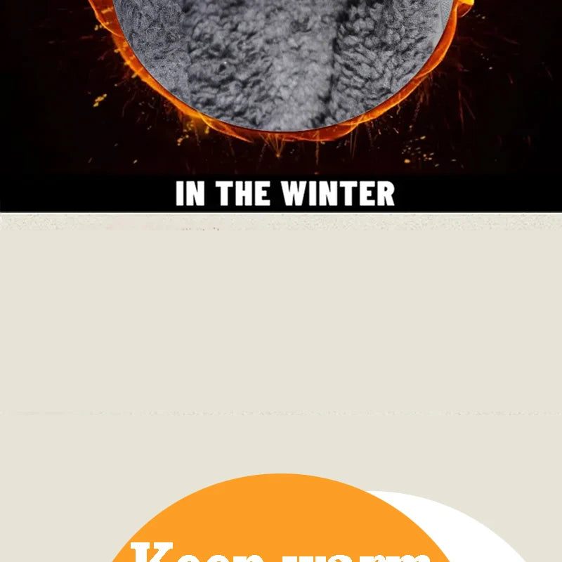 Winter Men Slippers Warm Cotton Shoes Casual Slides EVA Plush Shoes Comfortable Light  Slippers Indoor Shoes For Couple 36-47 - Sun Studio