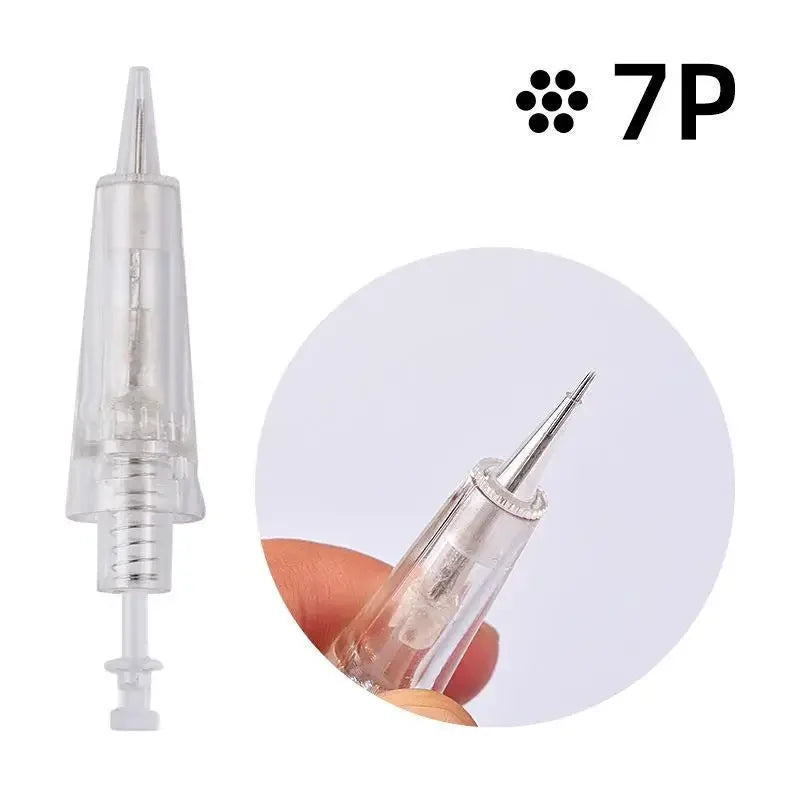 10PCS Derma Pen Bayonet Cartridge Replacement Needles Tattoo Eyebrow Lip Needles For MYM M7 N2 A1 A6 Nano Permanent Makeup Tools - Sun Studio