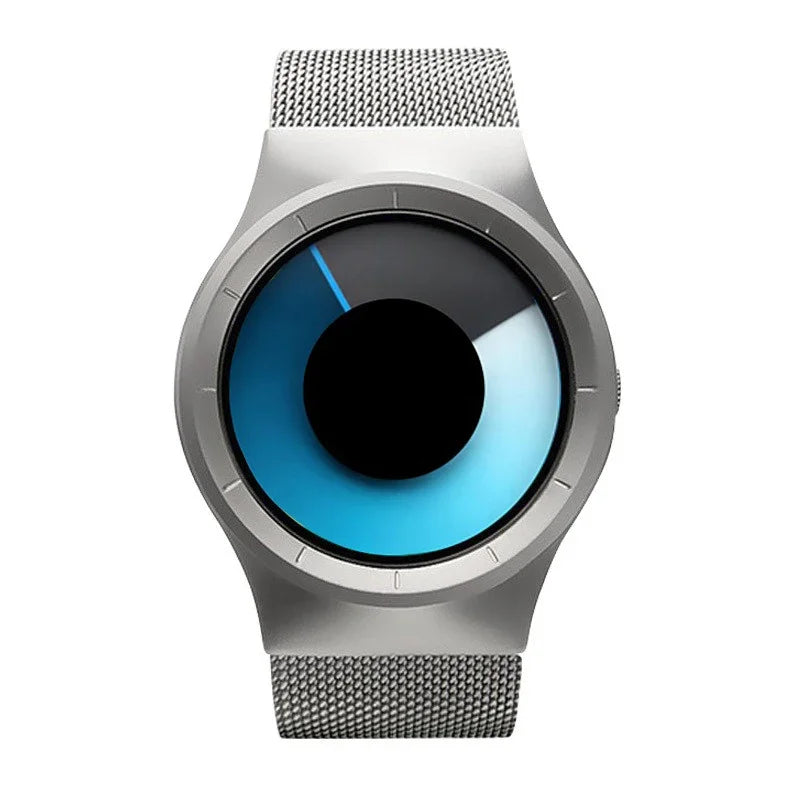 Relogios Masculino Creative Quartz Watches Men Fashion Brand Fashion Stainless steel Unisex Watch Clock Male female Designer - Sun Studio