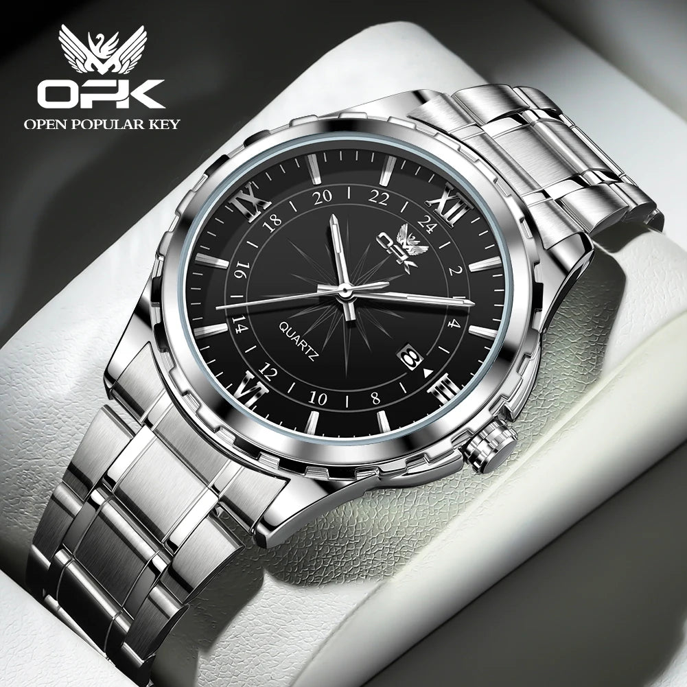 OPK Brand Men's Watches Stainless steel Roman Scale 6003 - Sun Studio
