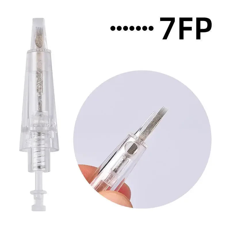 10PCS Derma Pen Bayonet Cartridge Replacement Needles Tattoo Eyebrow Lip Needles For MYM M7 N2 A1 A6 Nano Permanent Makeup Tools - Sun Studio
