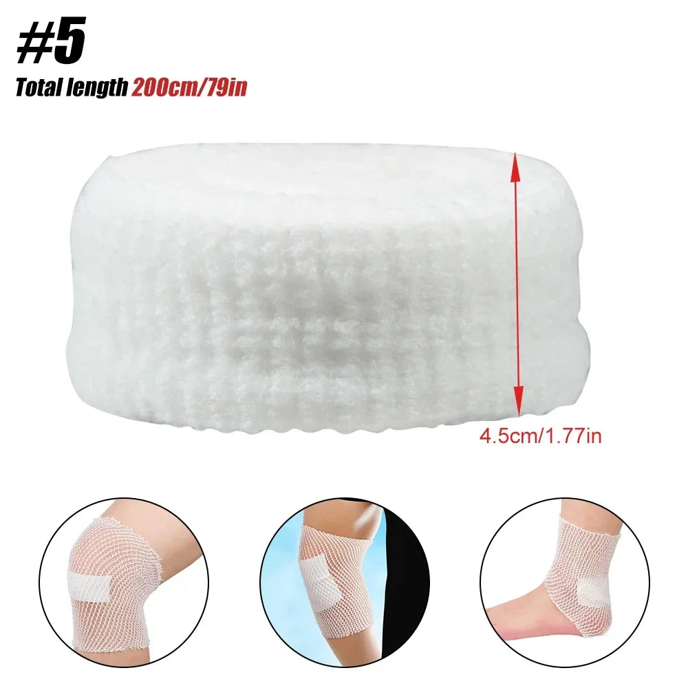 Tubular Bandage Elastic Net Wound Dressing  Retainer Tubular Stretch Elastic Gauze Bandage Without The Use of Adhesive Tape - Sun Studio