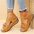 Summer Wedge Sandals for Women 2025 New Fashion Non Slip Beach Shoes Woman Lightweight Casual Platform Sandalias Mujer Plus Size - Sun Studio