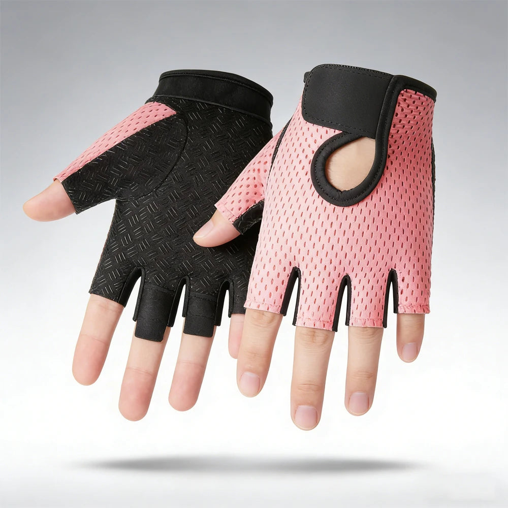 Gym Gloves 1 Pair Breathable Super Lightweight Weight Lifting for Men Women Cycling Exercise Fitness Training Workout Use - Sun Studio