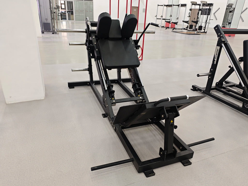Hacker Squat Multi-Functional Gym Equipment For Strength Training Targets Arms Chest Legs Back Bodybuilding Made Steel Metal - Sun Studio