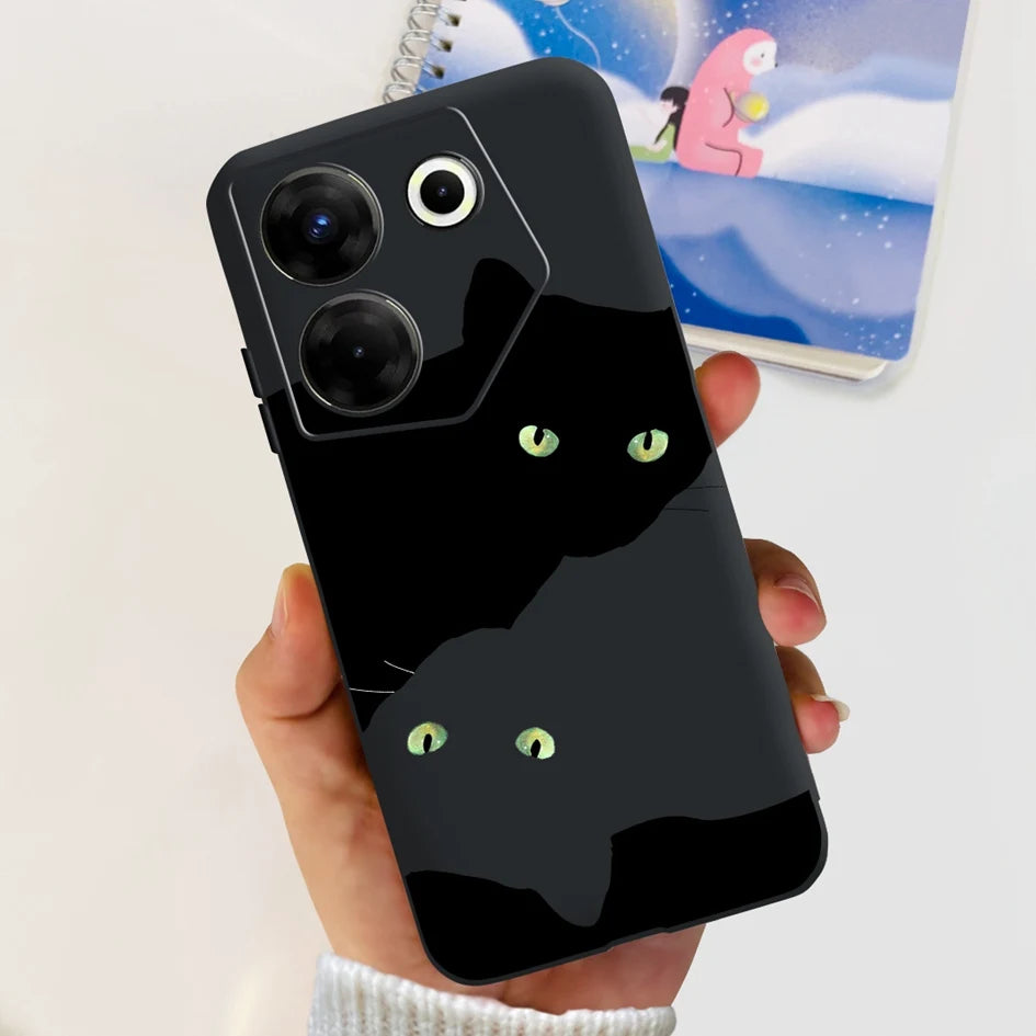 For Tecno Camon 20 Pro 5G Case 2023 Cute Love Heart Football Slim Cover Soft Silicone Funda For Tecno Camon20 Pro 5G CK8n Bumper - Sun Studio