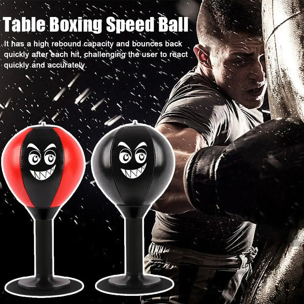 Stress Reliever Punching Bag Toy With Suction Cup Stress Buster Desk Boxing Punch Ball Reduce Tension Toys For Kids S0H0 - Sun Studio