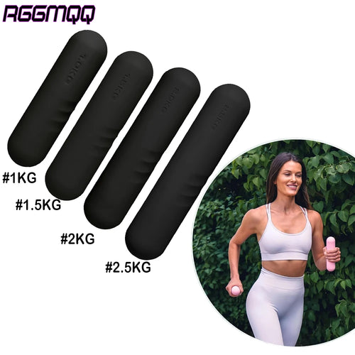 1Pcs Dumbbell Hand Weight Bars,1/1.5/2/2.5kg Dumbbells for Walking,Workout,Pilates,Strength Training, Gym,RunningYoga,Dance - Sun Studio