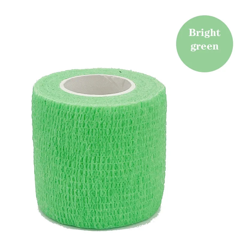 1/6pcs 5cmx4.8m Einweg-Tattoo-Verband Sportband Selbstklebender elastischer Verband Farbenband Tattoo-Zubehör