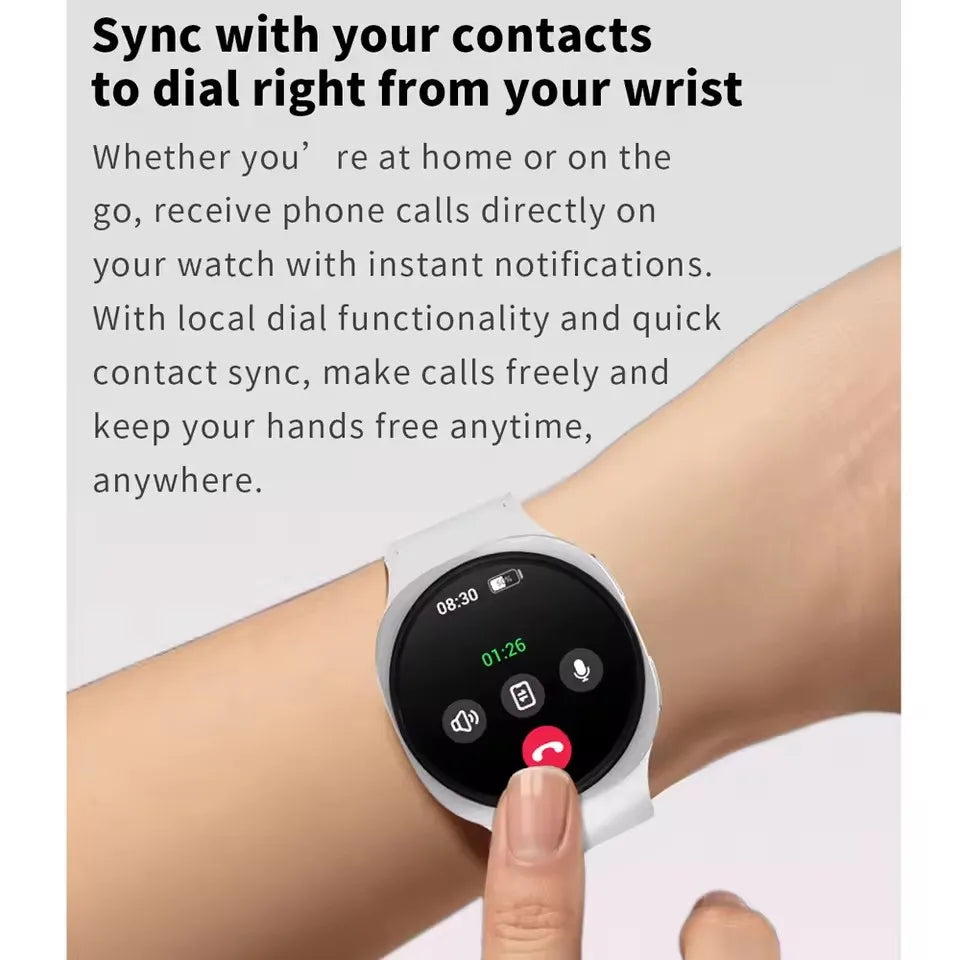 Smartwatch 8 Mini Watch GPS Track Smart Watches For Men Women Sports Heart Rate Bluetooth Call NFC IP68 Waterproof Compass Band - Sun Studio