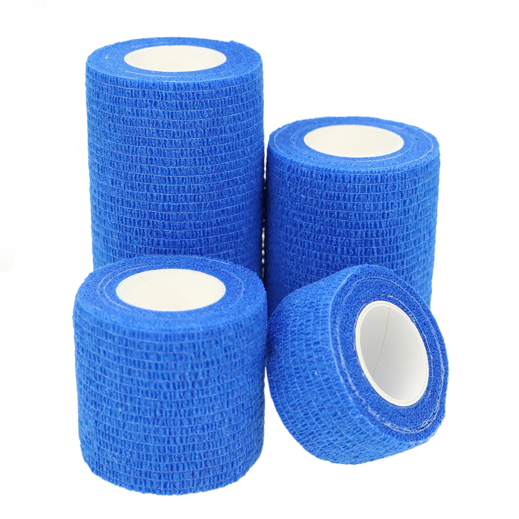 24 Pieces Elastic Bandage Tapes Athletic Tape Elastoplast Sports Recovery Strapping Gym Waterproof Muscle Relief Finger Ankle - Sun Studio