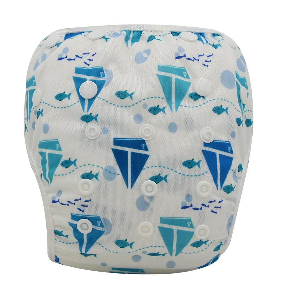 Swimming Diapers For Infants Baby Cloth Diaper Swimsuit Baby Swim Suit Children Swimwear Swimming Trunks For Girls Baby Badpak - Sun Studio
