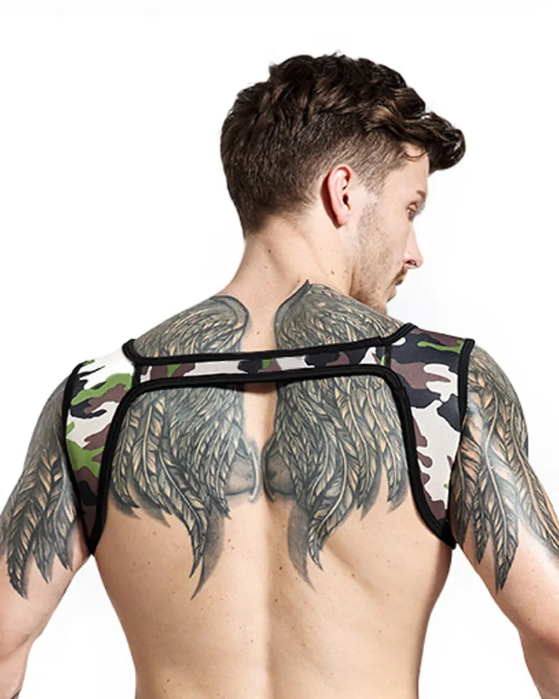 Harnessvest, Neoprene, Protective Gear, Fitness, Fitness Leggings, Exercise & Fitness, Fitness Top, Gay, Chestshoulderstrap - Sun Studio