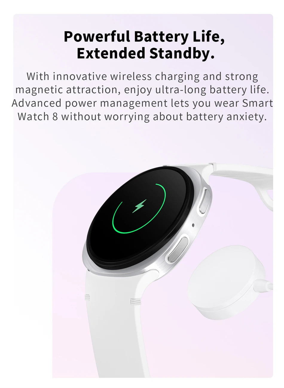 Smartwatch 8 Mini Watch GPS Track Smart Watches For Men Women Sports Heart Rate Bluetooth Call NFC IP68 Waterproof Compass Band - Sun Studio