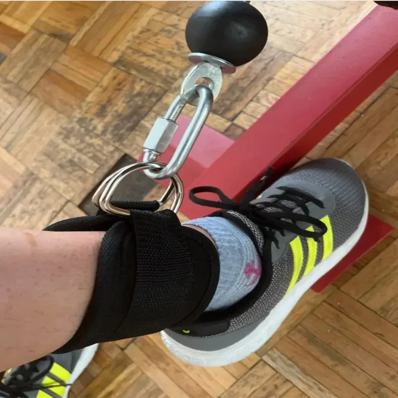 1/2/4 Pcs Cable Ankle Straps Double D-Ring Ankle Cuffs For Gym Workouts Glutes Legs Strength Training Support Sport Abductors - Sun Studio