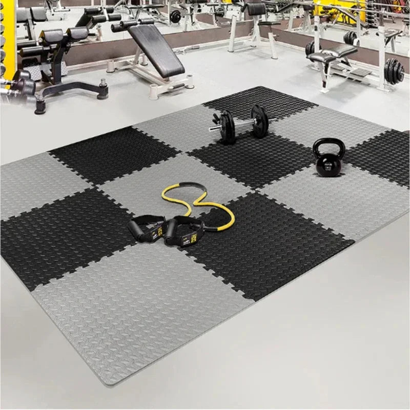 8/16 Pcs Foam Fitness Non Slip Yoga Mat Fitness Floor Tile Protection Pad Fitness Equipment Mat Suitable for Indoor Fitness - Sun Studio