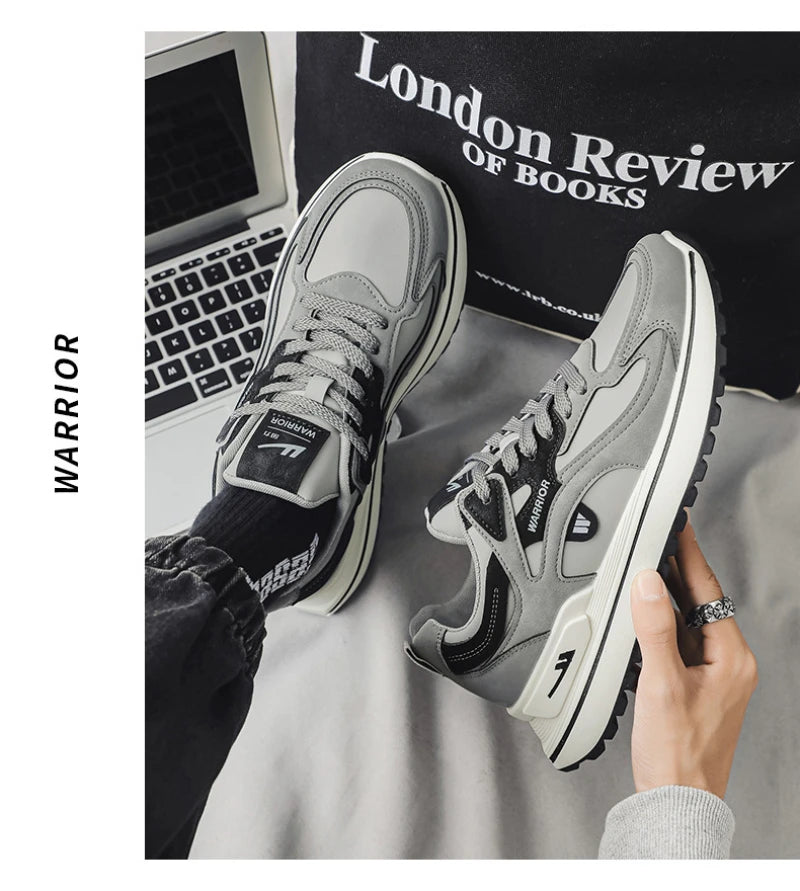 Comfortable And Breathable Sports Shoes For Men's New Spring And Autumn Style Ins Trendy Leisure Hong Kong Style Running Travel - Sun Studio