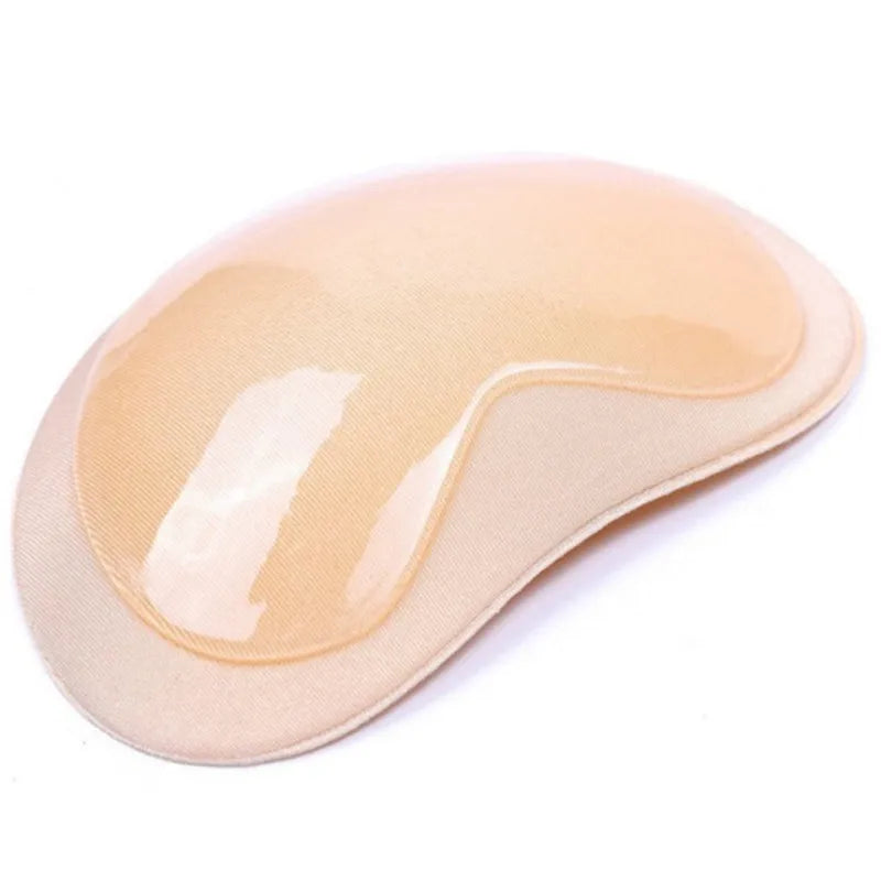 1Pair Adhesive Breast Enhancer Bikini For Women Bra Swimsuit Invisible Heart Padding Bra Insert Nipple Pads Push Up Silicone Bra - Sun Studio
