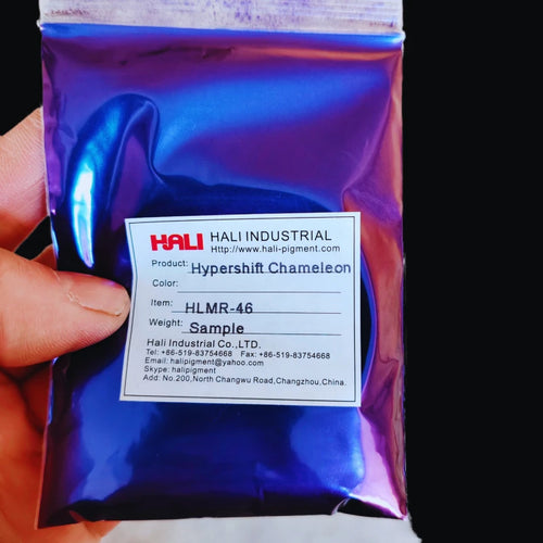 1G/Jar Super Chameleon Automotive Paint Pigment Powder Hypershift Chameleon Pigment Colorshift Blue/Red/Purple Item:HLMR-46 - Sun Studio