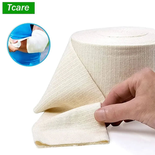 1 PCS Tubular Bandage for Legs and Knees, Reusable Elastic Bandage Sleeve, Tubular Compression Bandage Roll for Ankles & Elbows - Sun Studio
