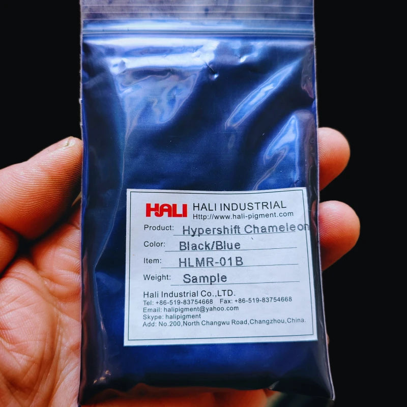 1G/Glas Super Chamäleon Automobilfarbe Pigmentpulver Hypershift Chamäleon Pigment Farbenwechsel Blau/Rot/Violett Artikel:HLMR-46