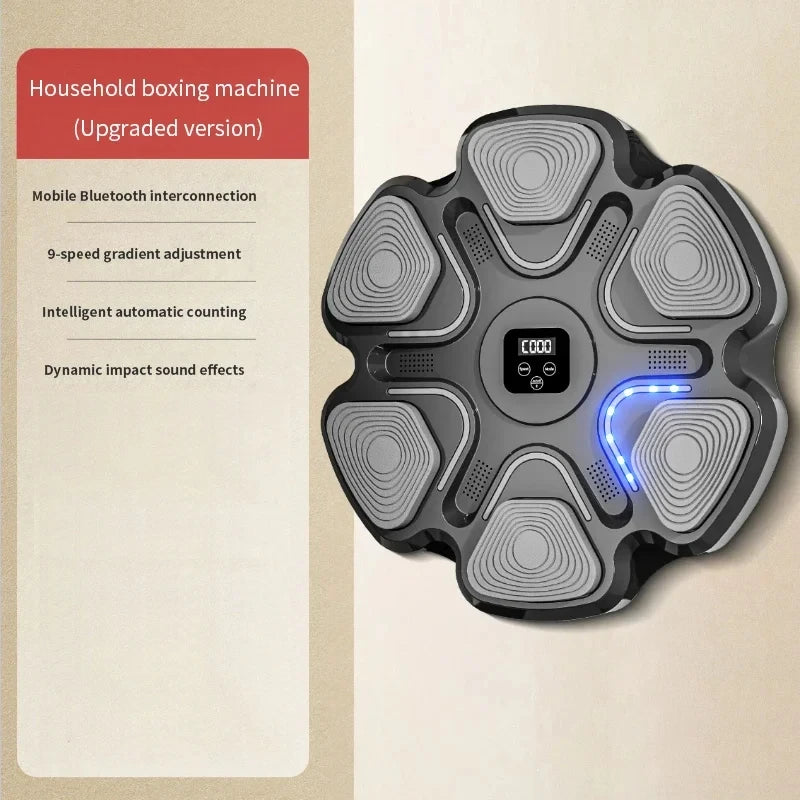 New Smart Music Boxing Machine Adult/Children Sports Fitness Boxing Trainer Home Exercise Response Training Boxing Wall Target - Sun Studio