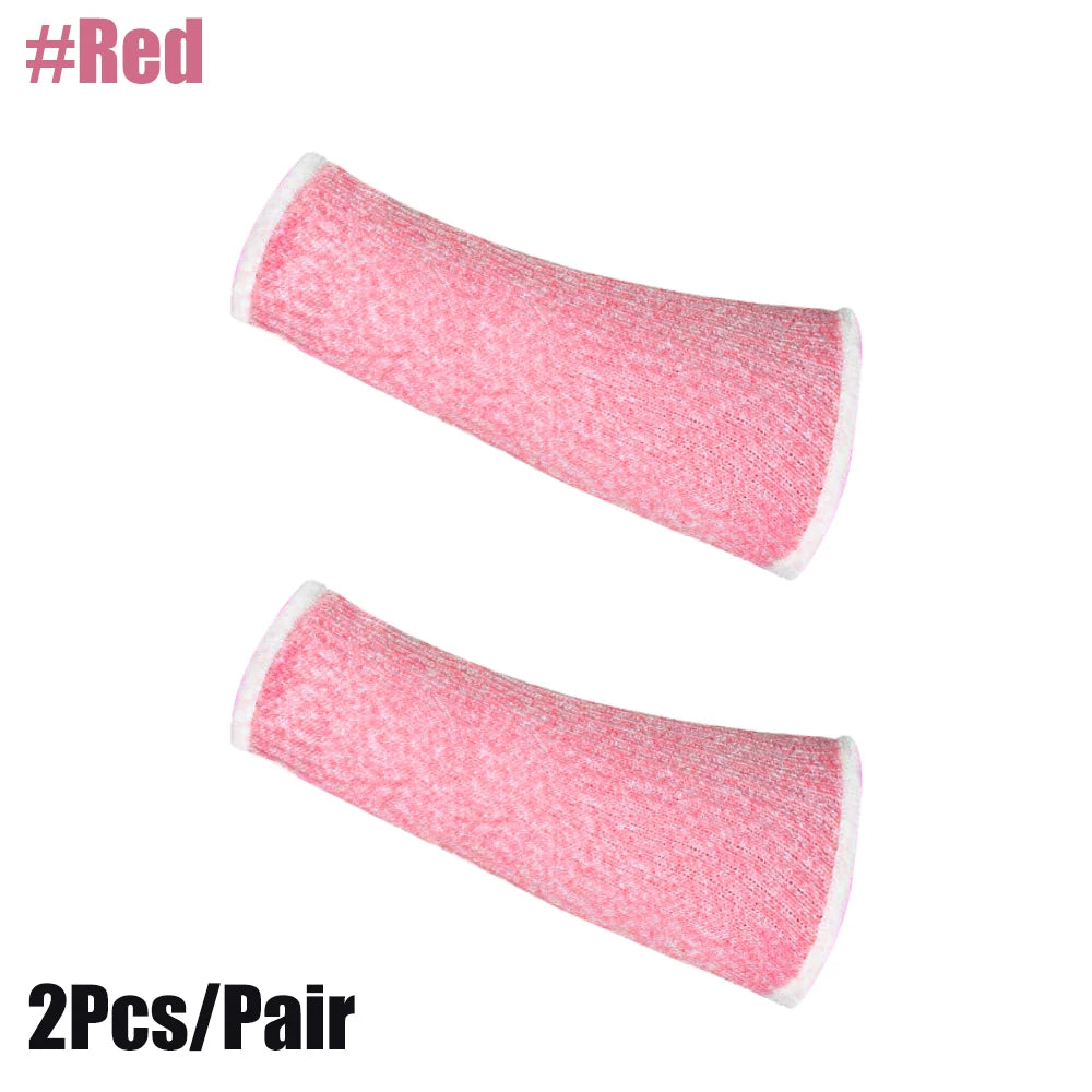 1Pair Level 5 HPPE Cut Arm Sleeve,Cut Resistant Thumb Protector Sleeves,Resistant  Anti-Puncture Work Protection Arm Sleeve - Sun Studio