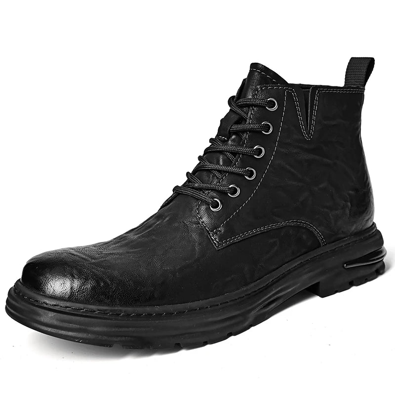 Britischer Stil Herren Interview Formale Stiefel Hochwertige Business Kurzstiefel Herren Winter Knöchel Stiefel Trend Hohe Schuhe