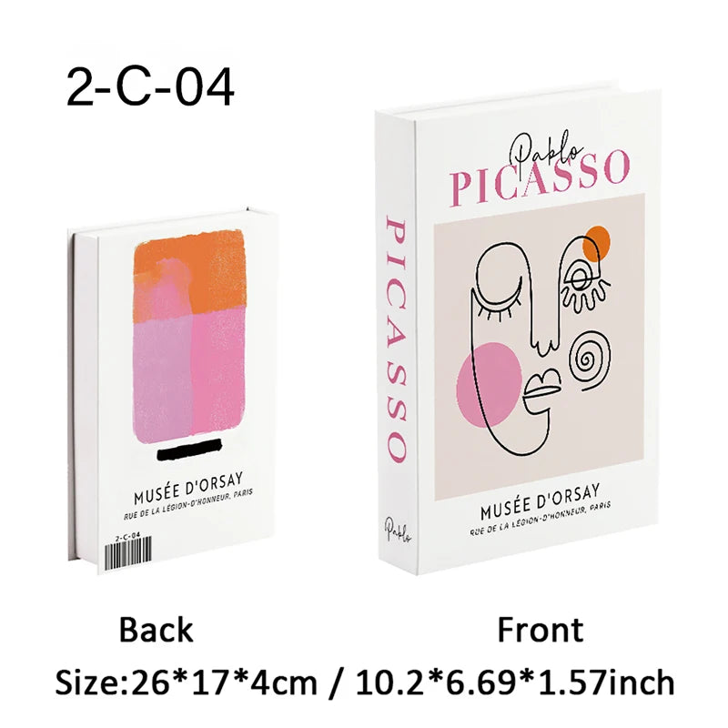 Matisse Fake Books Für Dekoration Aufbewahrungsbox Abstrakte Kaffeetisch Bücher Luxus Schlafzimmer Dekorative Bücher Bauhaus Boho Wohnkultur