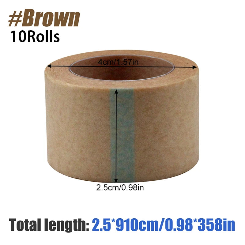 10Rolls Micropore Tape, Breathable Paper Tape , Latex-Free Paper Surgical Tape, Individually Boxed Paper Bandage Tape Rolls - Sun Studio