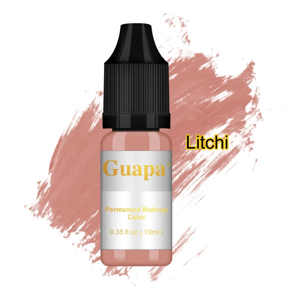 10ML Tattoo Ink Mikropigment Lippen Augenbrauen Permanente Makeup Pigment Tattoo Zubehör für Tattoo Augenbrauen Eyeliner Lippen