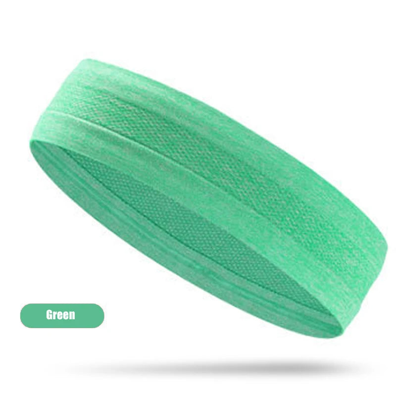 Outdoor Exercise Sweat Absorption Fitness Headband Man Woman Headband Elastic Bicycle Yoga Exercise Sweat Band - Sun Studio