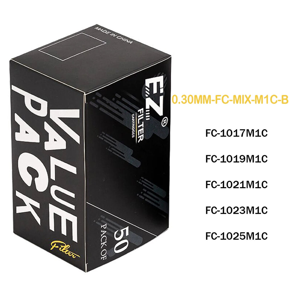 50 Stück Gemischte FILTER Tattoo Kartuschen Nadeln Mischungen #10 #12 RL RS M1C M1 für Rotationskartuschen Tattoo Maschine Pen Tattoo Girps
