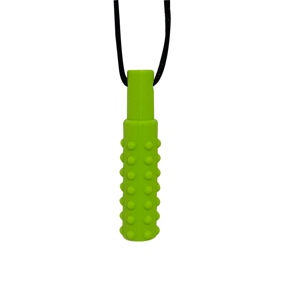 1pcs Silicone Teether Kids Chew Necklace Sensory Chewy Pendant Oral Motor Toys Therapy Tools for Autism ADHD chidren's goods - Sun Studio