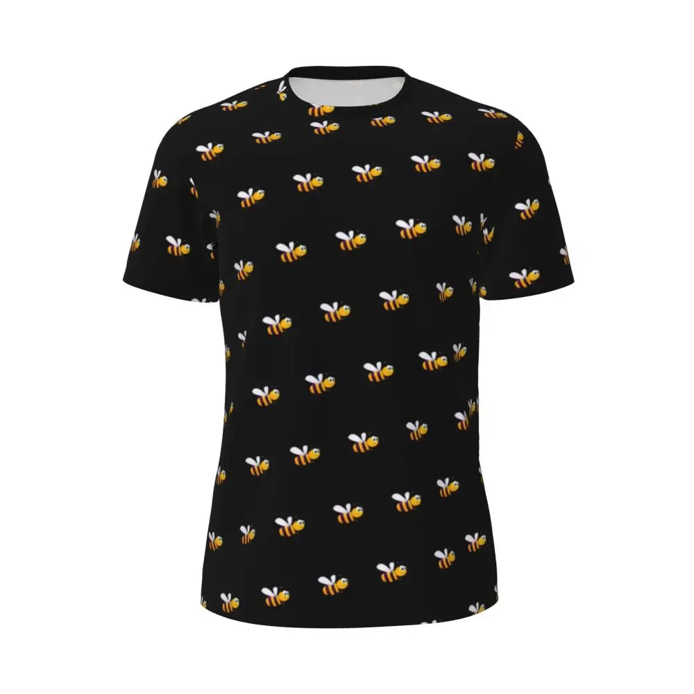 Gym T Shirt For Mens Retro Dots And Stripes T Shirts Fashion Blue Line Design Summer Tees O Neck Basic Graphic Clothes Plus Size
