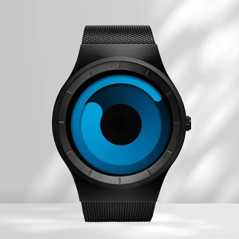 NEUE Kreative Quarz Uhren Männer Top Mode Marke Freizeit Edelstahl Mesh Band Unisex Uhr Uhr Männlich weiblich Gentleman Geschenk