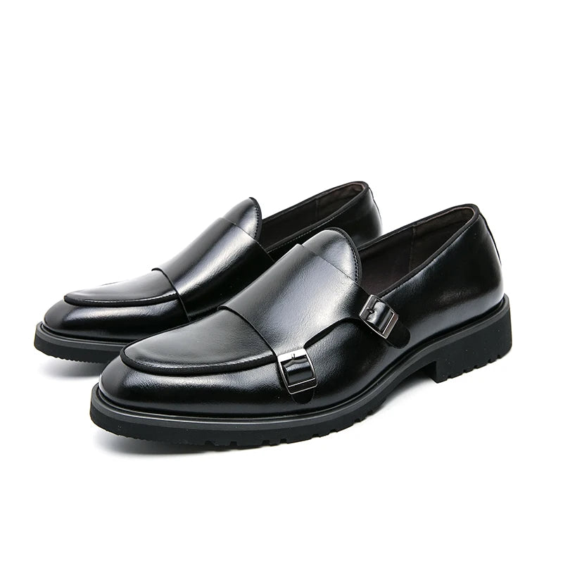 2023 Herren Spaltleder Schuhe Gummisohle Herren Business Büro Männliche Dress Leder Schuhe Echtes Leder Hochzeitsfeier Schuhe Plus 46