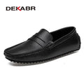 DEKABR Loafers Shoes Men Fashion Shoes New Spring Comfy Men's Flats Moccasins Classic Original Leather Men Casual Shoes - Sun Studio