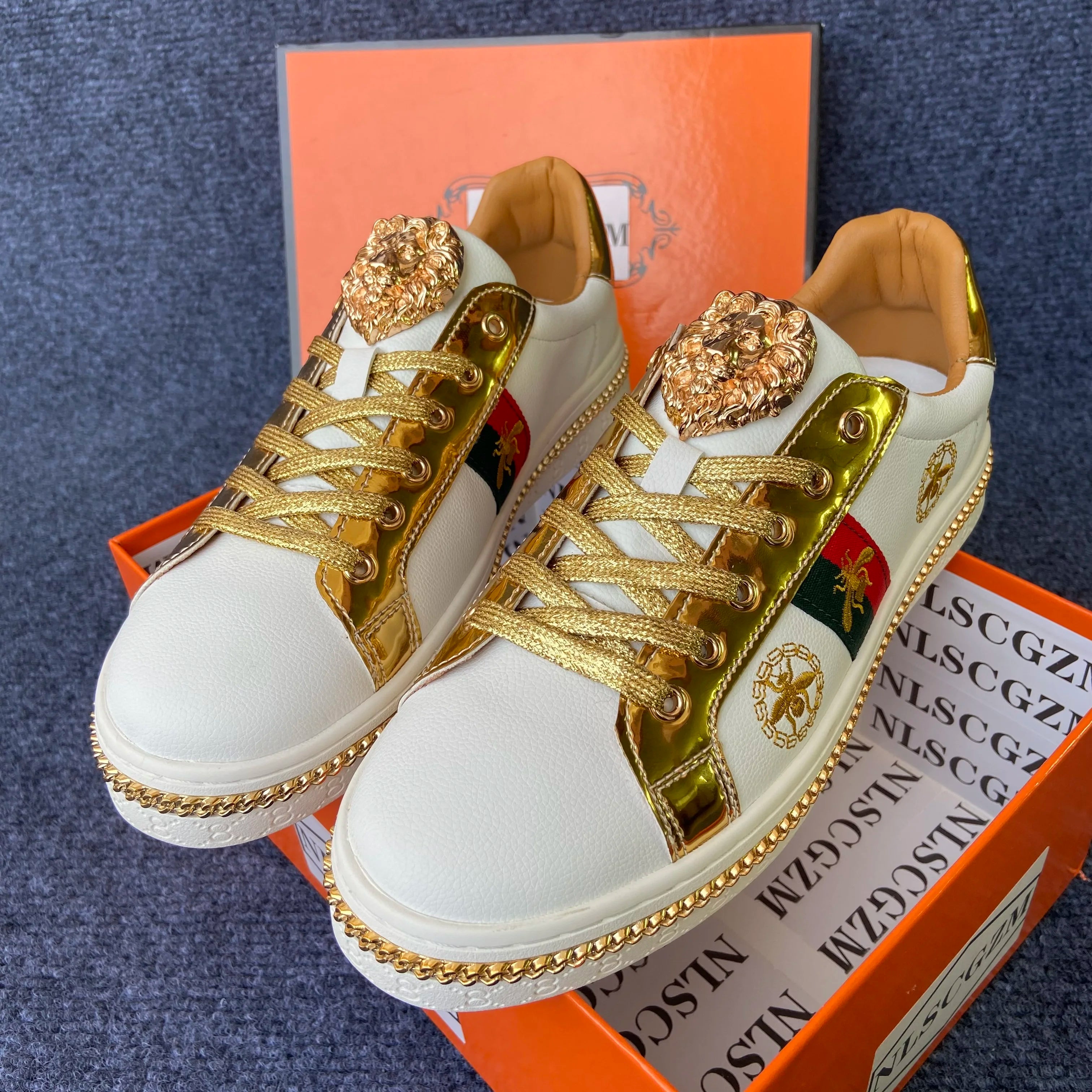 original shoes brand premium shoes for man high quality casual shoes for man casual sneakers for man trainers luxury black white - Sun Studio
