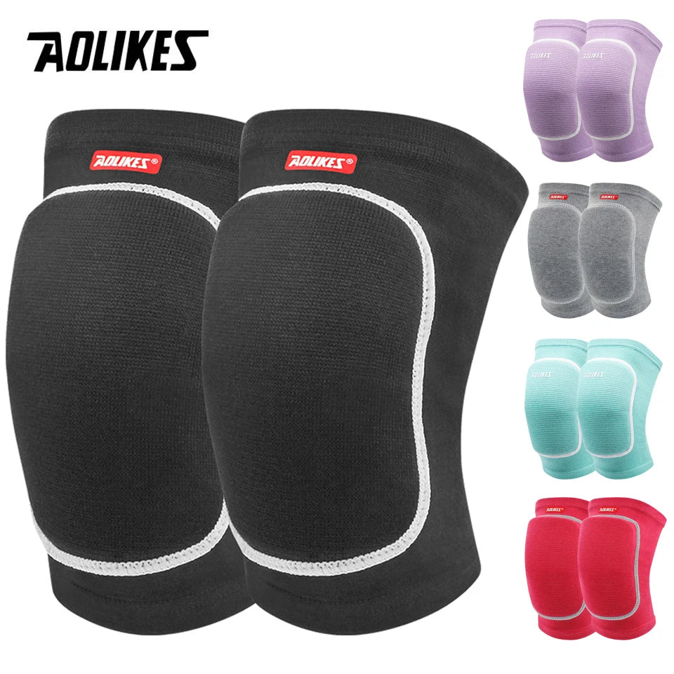 AOLIKES Volleyball Knee Pads,Knee Pads for Women,Men,Knee Brace for Basketball Volleyball Football Dance Yoga Tennis Running - Sun Studio
