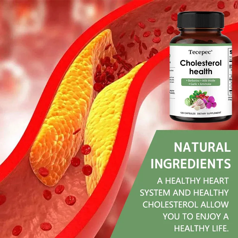 Cholesterol Supplements - Improves Blood Circulation, Supports Cardiovascular Health, and Strengthens The Immune System - Sun Studio