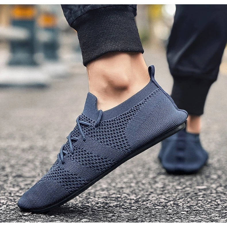 YRZL Mesh Loafers Men Driving Moccasins High Quality Flats Walking Shoes Breathable Non Slip Casual Loafers Summer Mens Shoes - Sun Studio